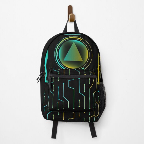 Item preview, Cyberpunk Sci-Fi Core - Neon Circuit Emblem designed and sold by VOIDXX.