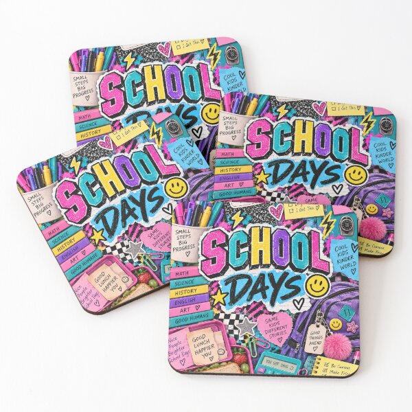 Item preview, 90s School Days Colorful Collage designed and sold by MetaModel Editions.