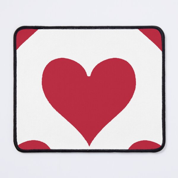 Item preview, X-Large Bold Red Playing Card Heart Suit Love Pattern designed and sold by DColourMuse.