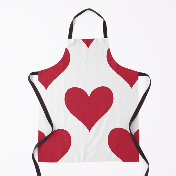 Item preview, X-Large Bold Red Playing Card Heart Suit Love Pattern designed and sold by DColourMuse.