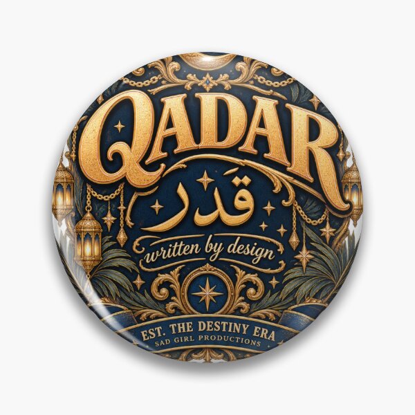 Item preview, Qadar Written By Design Islamic Design designed and sold by InkroarCo.