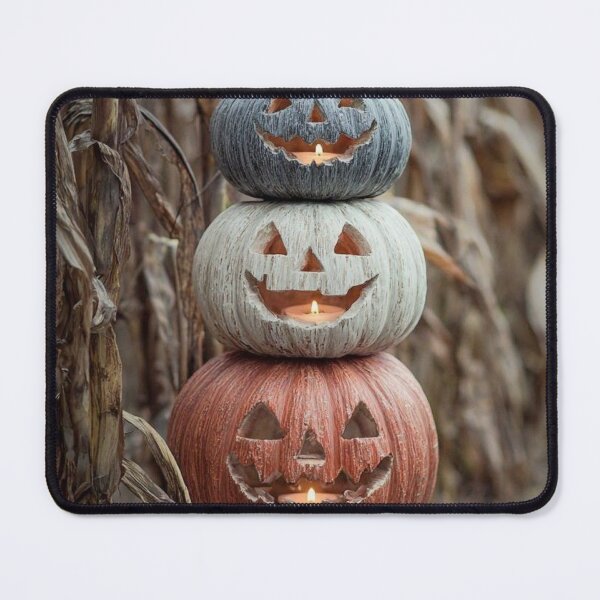 Item preview, Stacked Jack O Lantern Pumpkins Spooky Halloween Field Aesthetic designed and sold by LYAN-STORE.