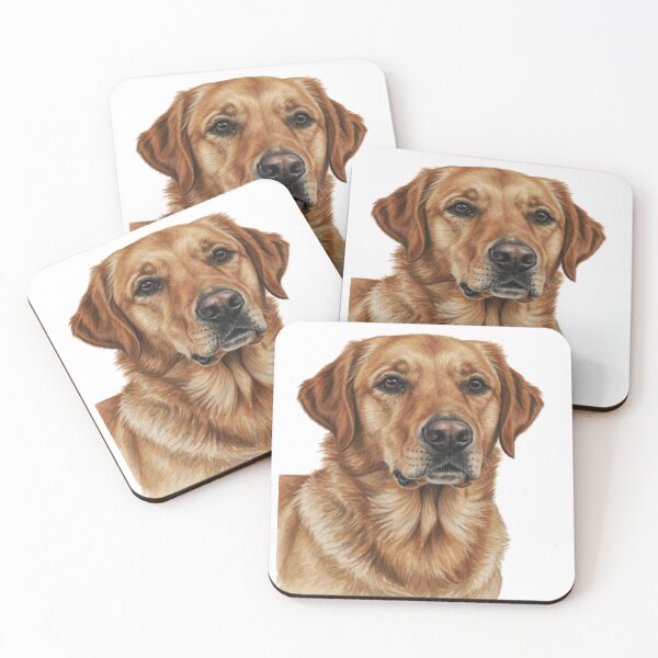 Item preview, Realistic Labrador Retriever Colored Portrait designed and sold by JanjjaSoulInk.
