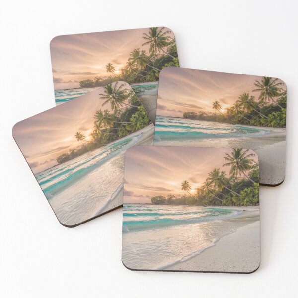 Item preview, Whispering Shores | Tropical Sunset Haven designed and sold by nhk999.