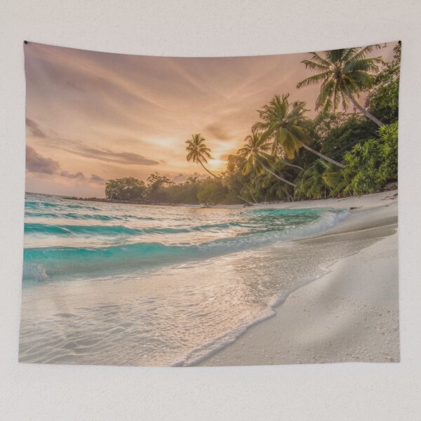 Item preview, Whispering Shores | Tropical Sunset Haven designed and sold by nhk999.
