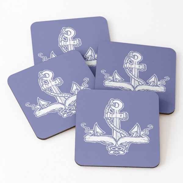 Item preview, Nautical Anchor | Classic Maritime Line Art | Ocean Illustration designed and sold by Half Mess.