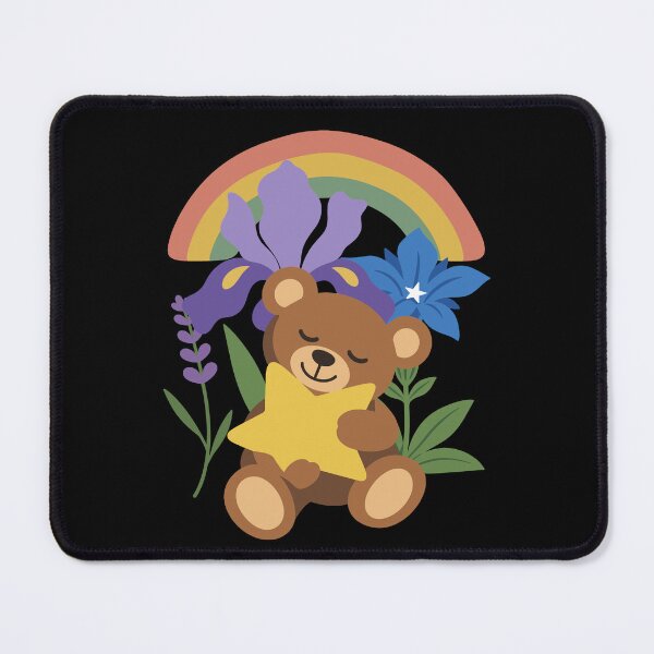 Item preview, Flowers · Plant lovers · Teddy bear with star designed and sold by Sir-Freaky.