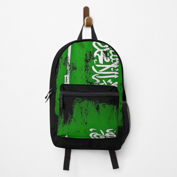 Item preview, Saudi Arabia Flag Distressed Paint Brush Stroke Saudi Pride designed and sold by Danny-Arts1.