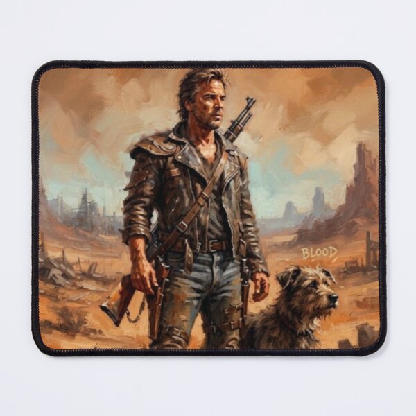 Item preview, A Boy and His Dog Wasteland Survival Fine Art Tribute designed and sold by Art's Diner.
