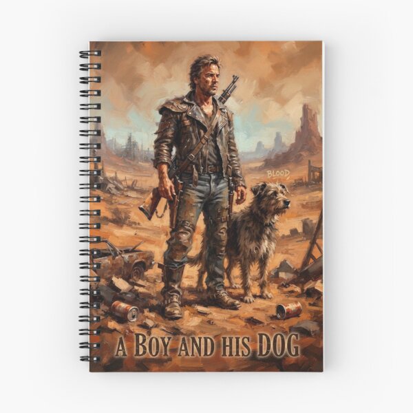 Item preview, A Boy and His Dog Wasteland Survival Fine Art Tribute designed and sold by Art's Diner.