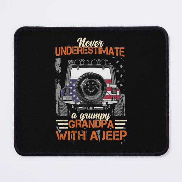 Item preview, Never Underestimate A Grumpy Grandpa Offroad Truck Art designed and sold by KaroliinaALauri.