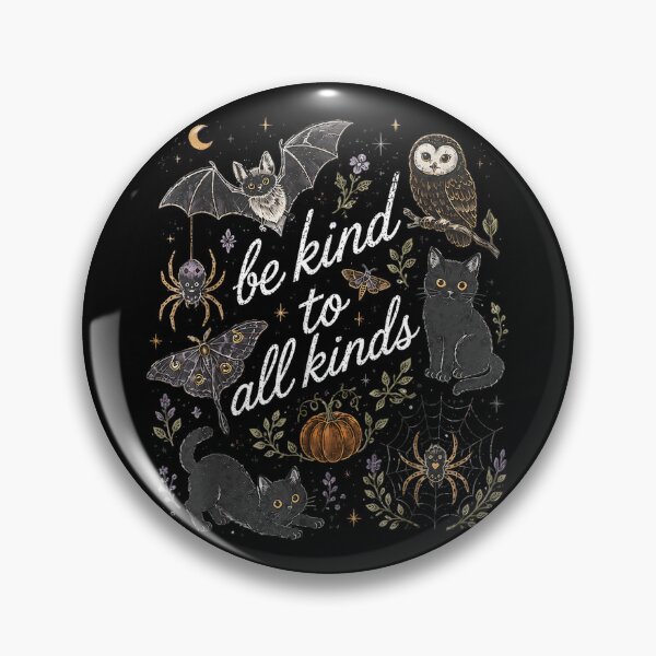 Item preview, Be Kind to All Kinds Cat Bat Owl Halloween SPED Teacher designed and sold by River Silva.