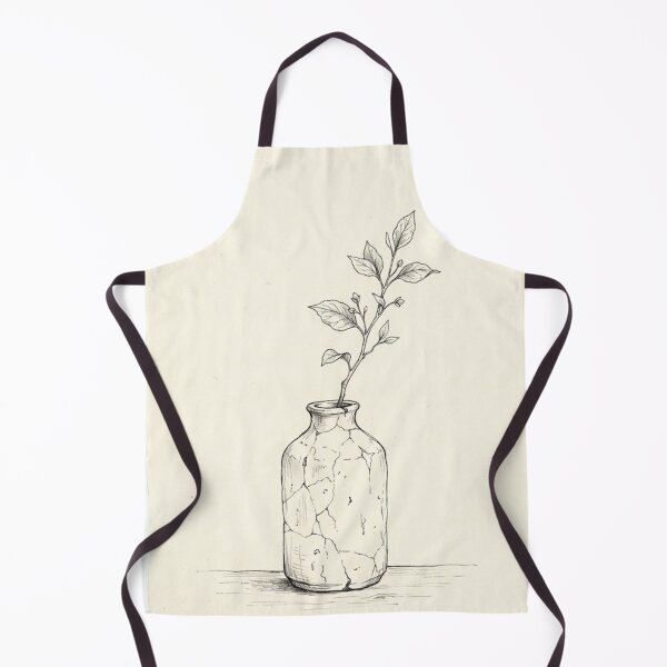 Item preview, Cracked Vase with Botanical Sprig | Wabi-Sabi Wall Art designed and sold by Zaramodo.