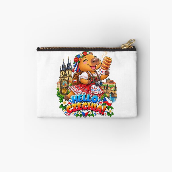 Item preview, Cute Czechia Capybara – Prague Trdelnik Travel Adventure designed and sold by CapybaraTravels.