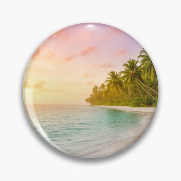 Item preview, Golden Sands Paradise - Tropical Coastal Dreamscape designed and sold by nhk999.