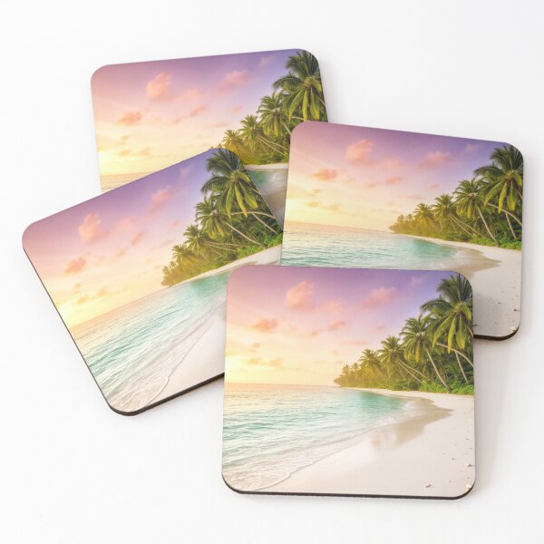 Item preview, Golden Sands Paradise - Tropical Coastal Dreamscape designed and sold by nhk999.