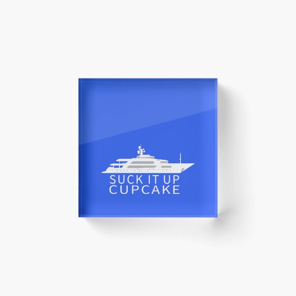 Item preview, Suck It Up Cupcake – Funny Yacht & Below Deck Quote designed and sold by Fun Funky Designs.