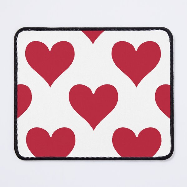 Item preview, Large Bold Red Playing Card Heart Suit Love Pattern designed and sold by DColourMuse.