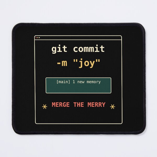 Item preview, Git Commit Joy | Holiday Developer Design designed and sold by Tattee.