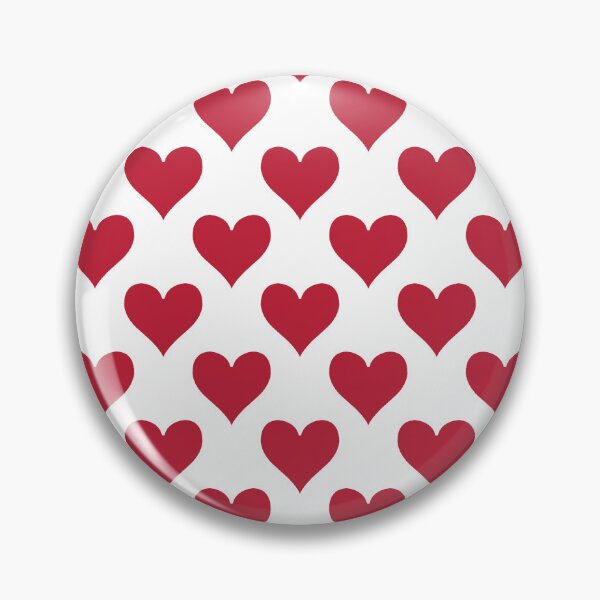 Item preview, Medium Bold Red Playing Card Heart Suit Love Pattern designed and sold by DColourMuse.