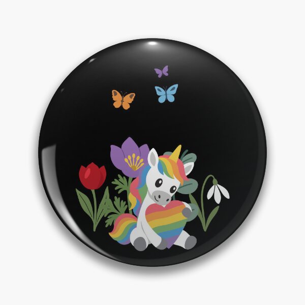 Item preview, Flower gift · Unicorn rainbow heart · Flowers designed and sold by Sir-Freaky.