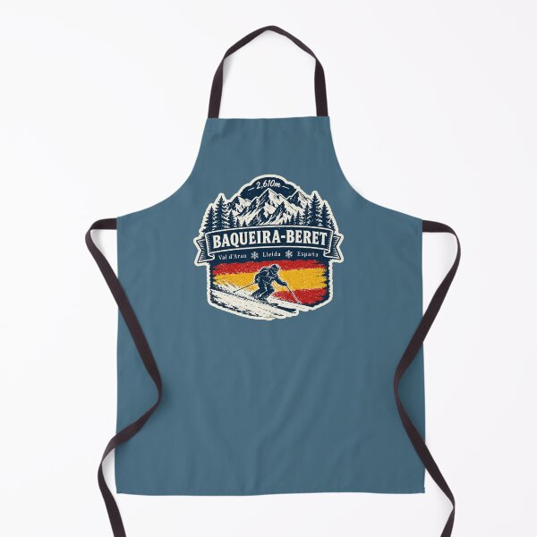 Item preview, Baqueira-Beret Pyrenees Spain Skiing Ski Sticker TShirt 03 designed and sold by OuterShellUK.