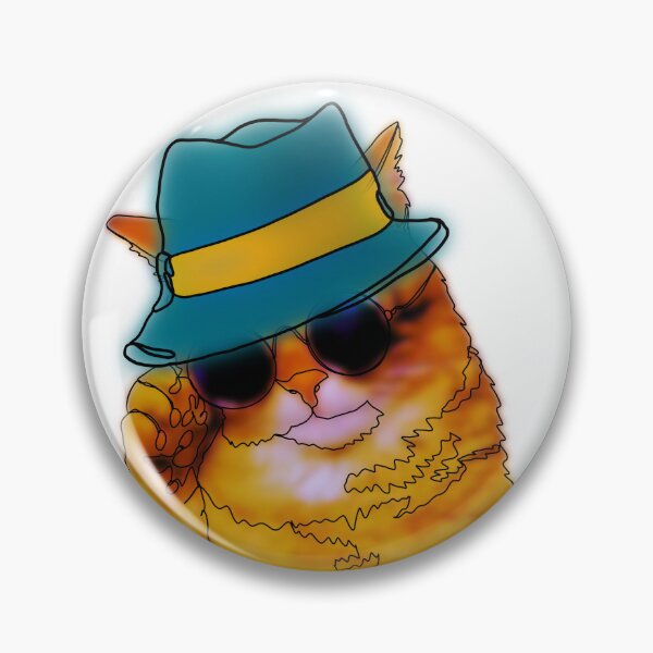 Item preview, John the cat with glasses and bowler hat- animalzinhats designed and sold by Ashley’sAnimalz.
