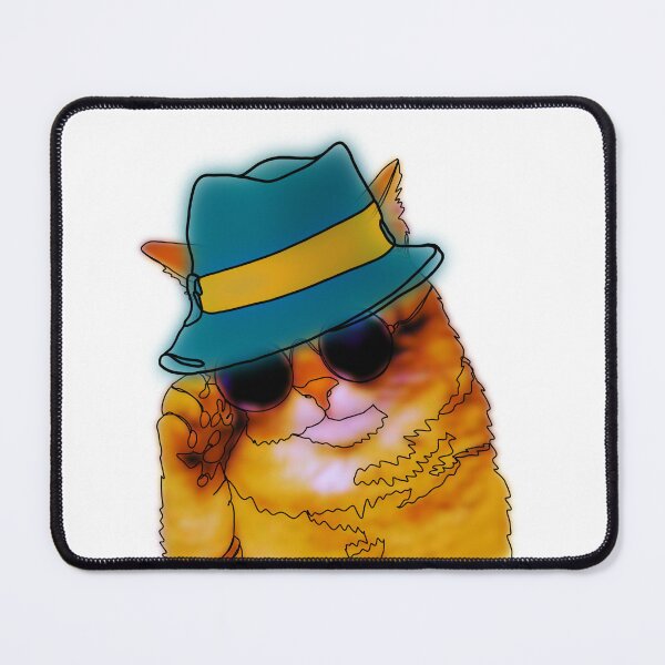Item preview, John the cat with glasses and bowler hat- animalzinhats designed and sold by Ashley’sAnimalz.