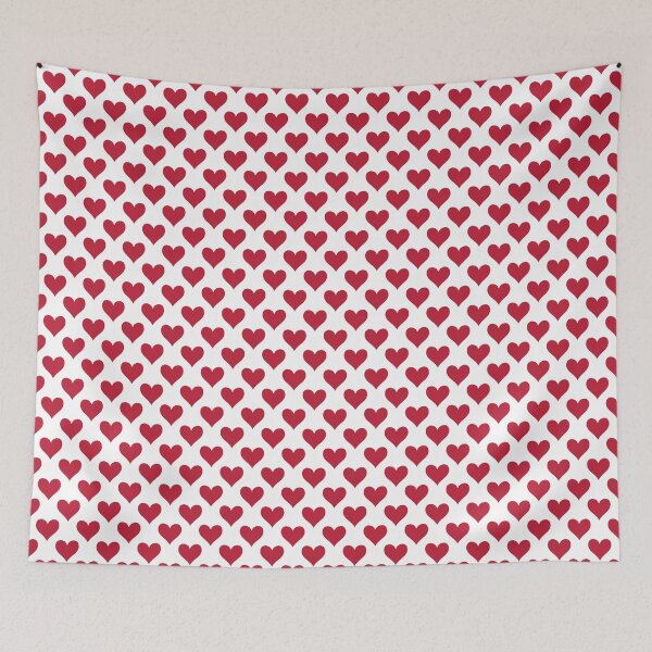 Item preview, Small Bold Red Playing Card Heart Suit Love Pattern designed and sold by DColourMuse.
