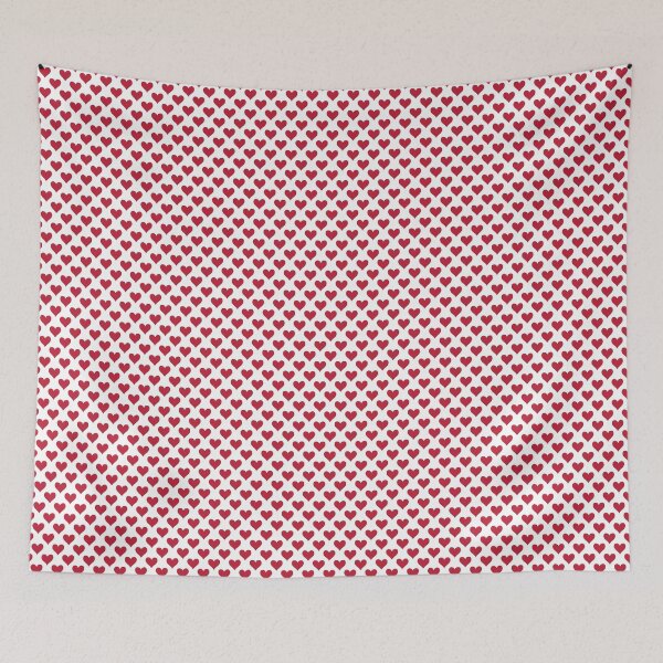 Item preview, XS small Bold Red Playing Card Heart Suit Love Pattern designed and sold by DColourMuse.