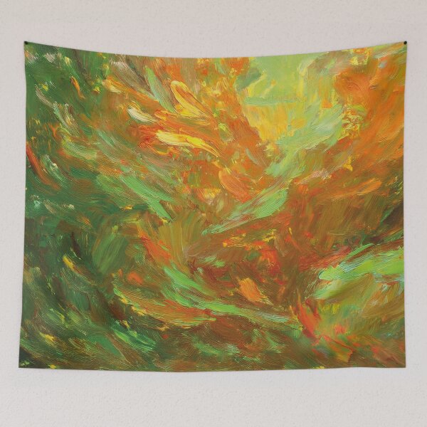 Item preview, Abstract in green orange and yellow designed and sold by Photopat.