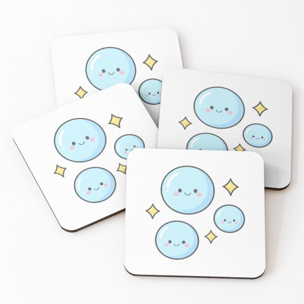 Item preview, Cute Soap Bubbles Characters with Sparkling Stars designed and sold by nuchz.