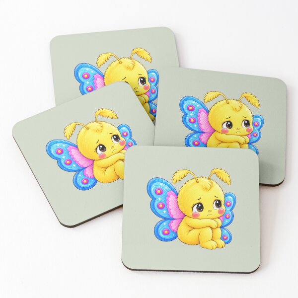 Item preview, Sad Pöttöm the Little Firefly – Cute Emotional Story Character designed and sold by Little Joys Art.