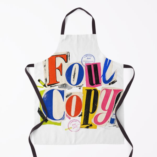 Item preview, Foul Copy Dry Humor Collage Typography designed and sold by Per My Last Nerve Studio.