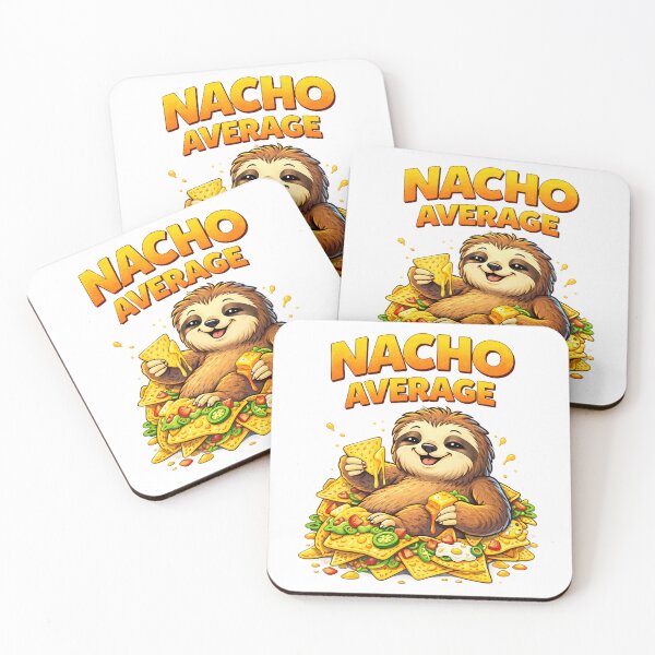 Item preview, Nacho Average Sloth Funny Nachos Food Lover Cartoon Design. designed and sold by The-T-In-Retro.