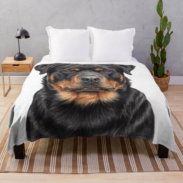 Item preview, Realistic Rottweiler Colored Hand-Drawn Portrait designed and sold by JanjjaSoulInk.