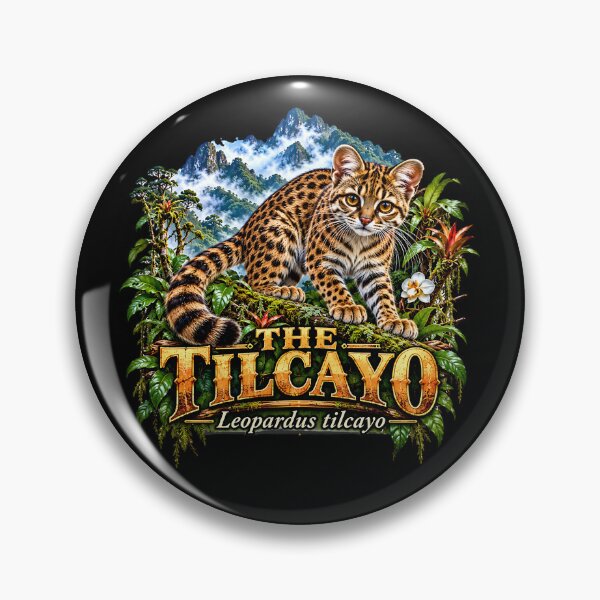 Item preview, The Tilcayo Leopardus Tilcayo Bolivia Cloud Forest Wildcat designed and sold by Wilcox PhotoArt.