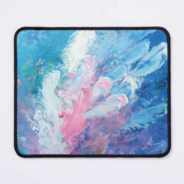Item preview, Abstract work in pink, blue and white designed and sold by Photopat.