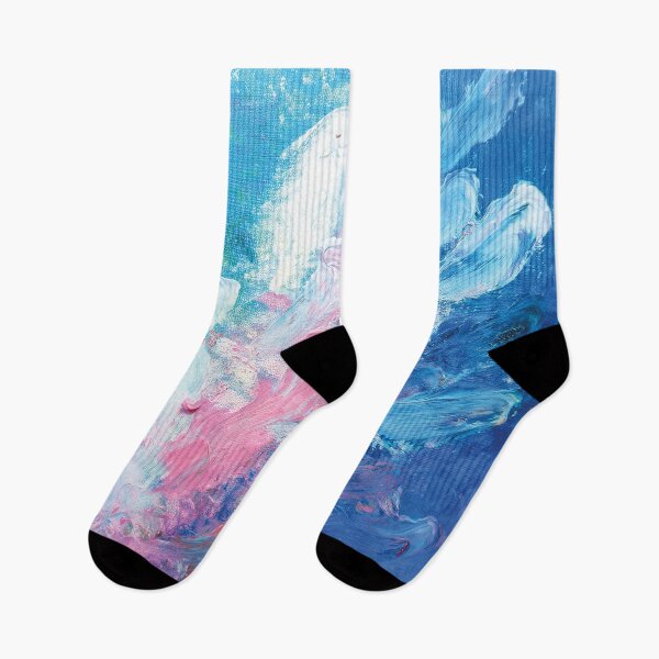 Item preview, Abstract work in pink, blue and white designed and sold by Photopat.