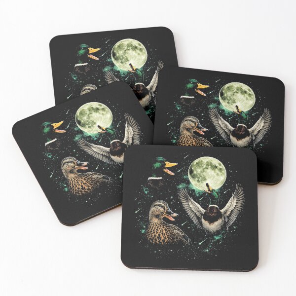 Item preview, Moonlit Mallard Ducks in Space designed and sold by SassCity.