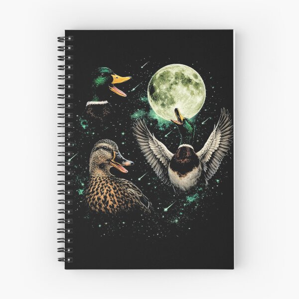 Item preview, Moonlit Mallard Ducks in Space designed and sold by SassCity.