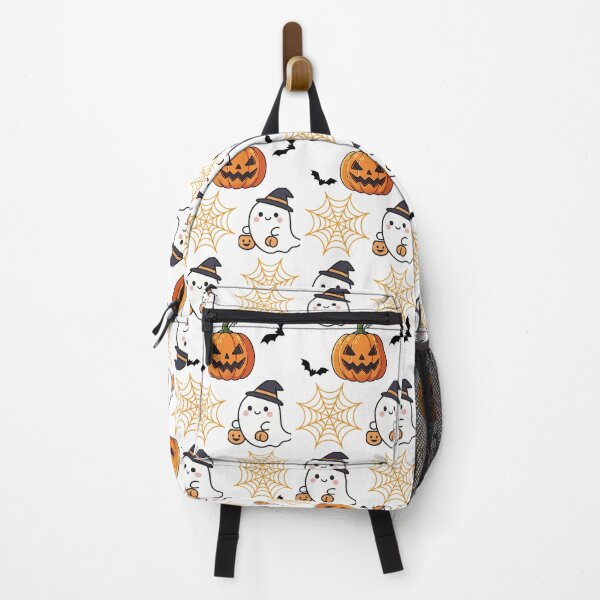 Item preview, Cute Halloween Ghosts and Pumpkin Pattern designed and sold by Velvet-palette.