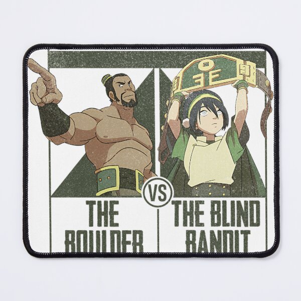 Item preview, Avatar The Last Airbender Boulder Vs Blind Bandit designed and sold by Sajith Madushan Balawathgama.