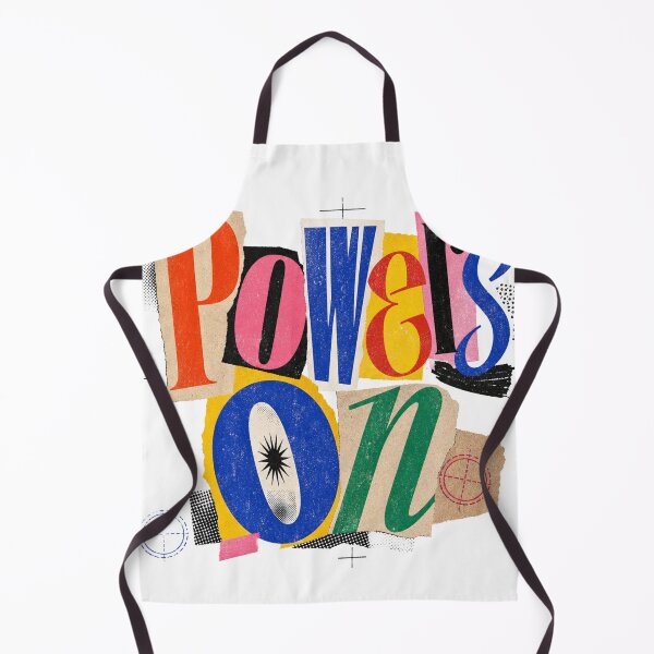 Item preview, Powers On Dry Humor Collage Typography designed and sold by Per My Last Nerve Studio.
