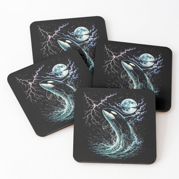 Item preview, Cosmic Orca Under Full Moon designed and sold by SassCity.