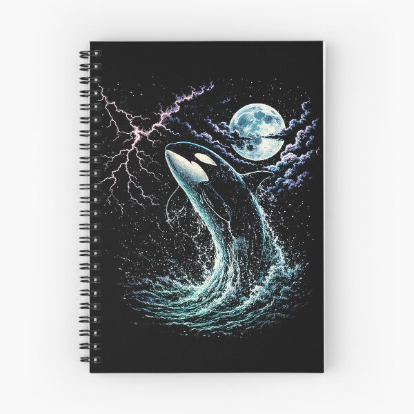 Item preview, Cosmic Orca Under Full Moon designed and sold by SassCity.