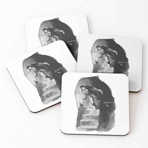 Item preview, Vintage Falling Man Mystery Illustration designed and sold by Antique Science Press.