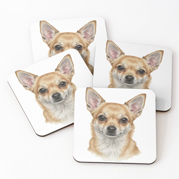 Item preview, Realistic Chihuahua Colored Hand-Drawn Portrait designed and sold by JanjjaSoulInk.