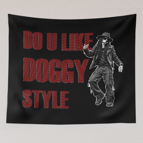 Item preview, Do U Like Doggy Style Funny Rockstar Dog Meme designed and sold by Edwere.