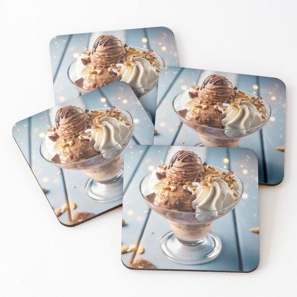 Item preview, Delicious chocolate ice cream dessert designed and sold by Photopat.